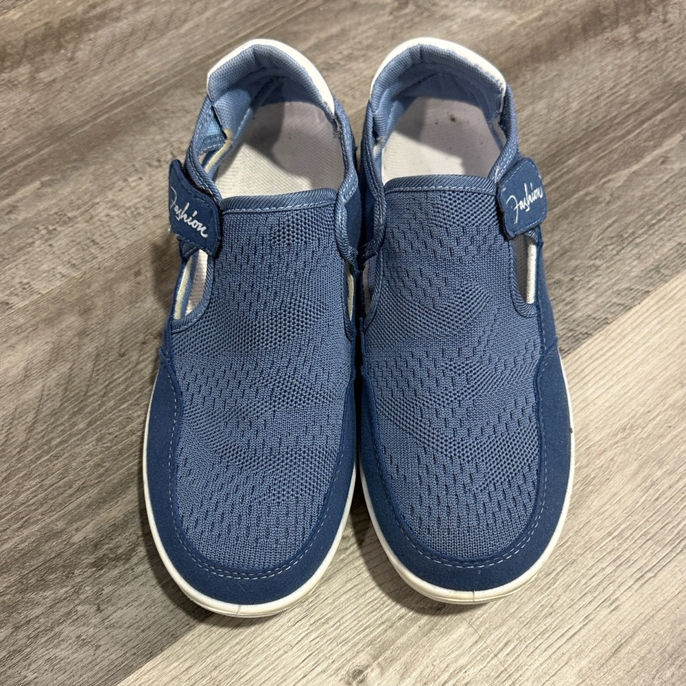 Blue Slip-On Shoes